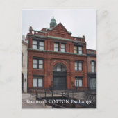 Carte Postale Savannah Cotton Exchange Géorgie Photographie (Devant)