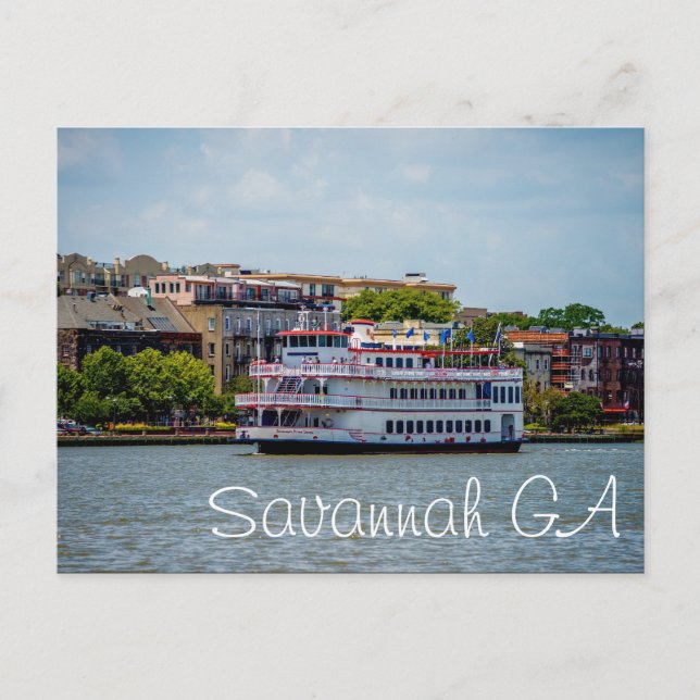 Carte Postale Savannah GA (Devant)