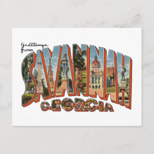 Carte Postale Savannah GA