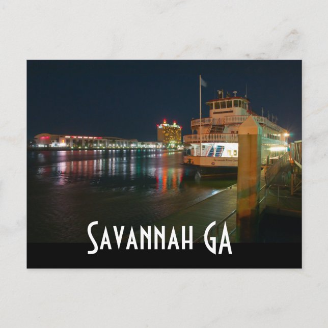 Carte Postale Savannah GA (Devant)