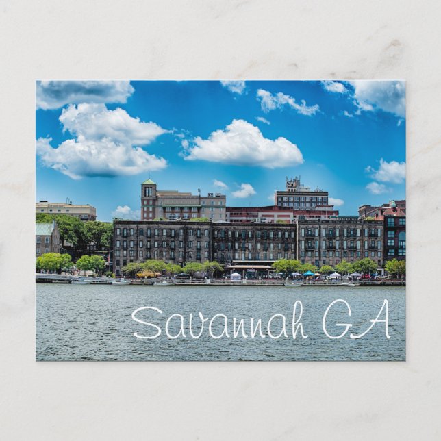 Carte Postale Savannah GA (Devant)