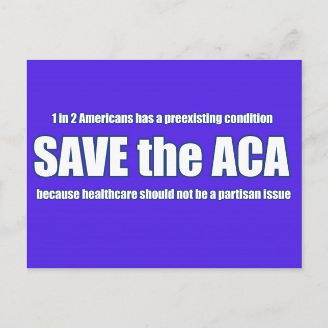 Carte Postale Save the ACA Postcard (Devant)