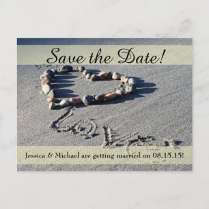 Carte postale Save the Date Love