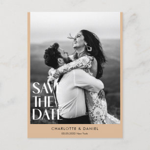 Carte Postale Save the date! Moderne minimaliste 1 photo