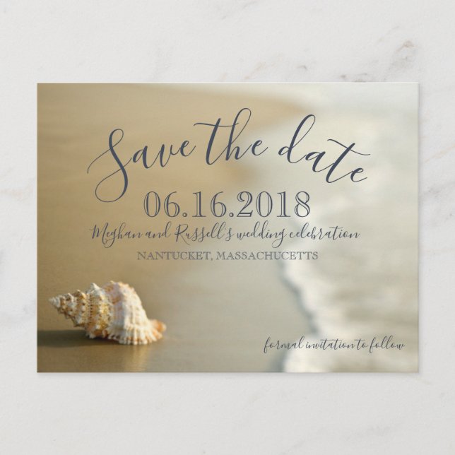 Carte postale "Save the Date" pour un mariage sur  (Devant)