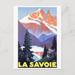 Carte Postale Savoie, Alpes françaises, France, montagne sur nei
