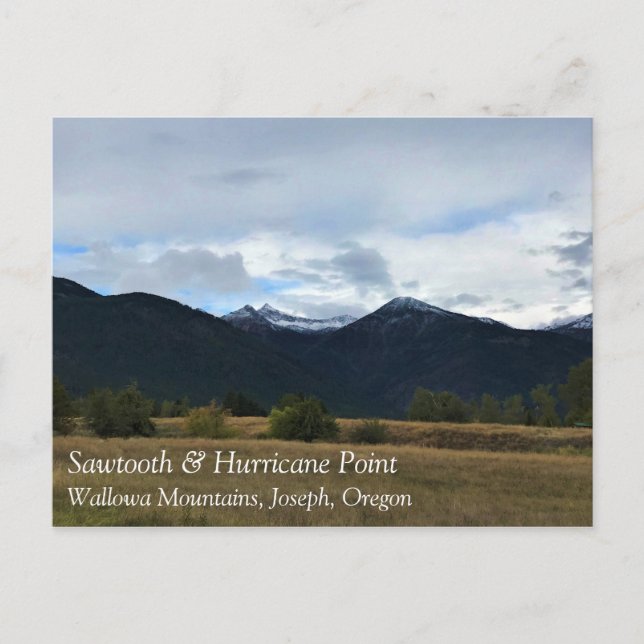 Carte Postale Sawtooth & Hurricane Point, Oregon (Devant)