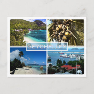 Carte Postale SC Seychelles - Beach Resort - Lodoicea Maldivica