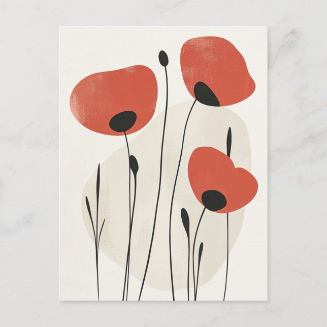 Carte Postale Scandi Bloom No.287 (Devant)