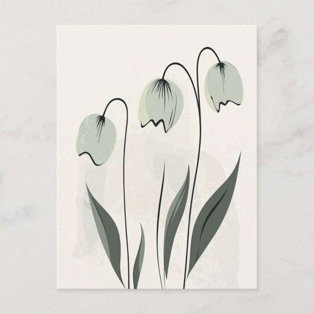Carte Postale Scandi Bloom No.288 (Devant)