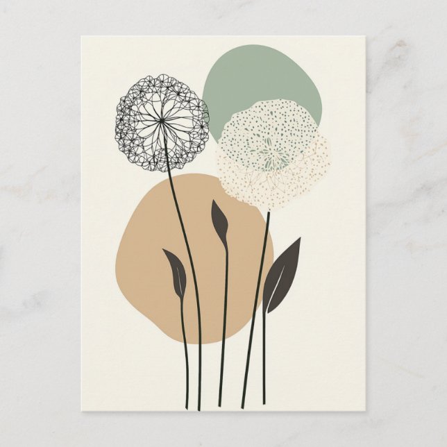 Carte Postale Scandi Bloom No.293 (Devant)