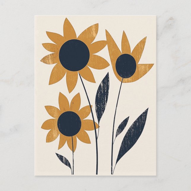 Carte Postale Scandi Bloom No.297 (Devant)