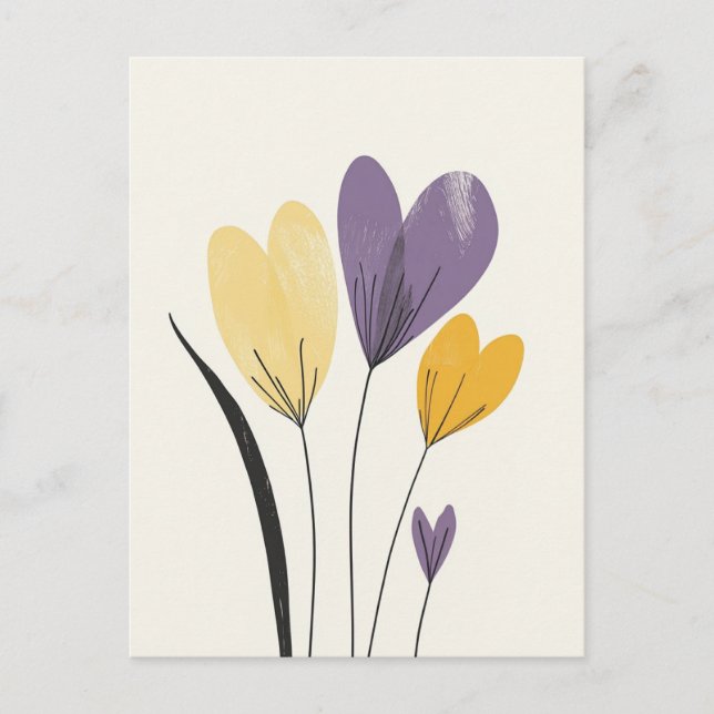 Carte Postale Scandi Bloom No.303 (Devant)