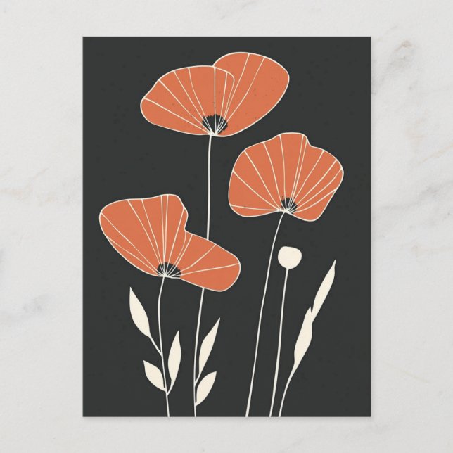 Carte Postale Scandi Bloom No.311 (Devant)