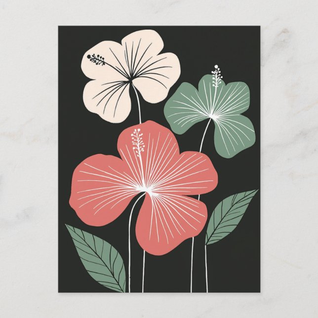 Carte Postale Scandi Bloom No.325 (Devant)