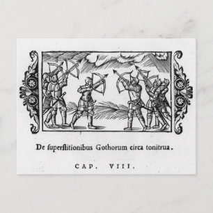 Carte Postale Scandinaves utilisant leurs flèches