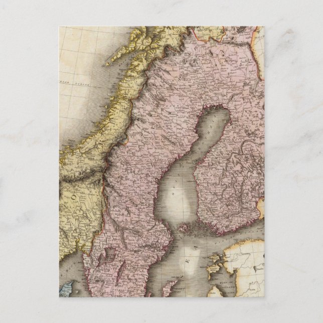 Carte Postale Scandinavie 2 (Devant)