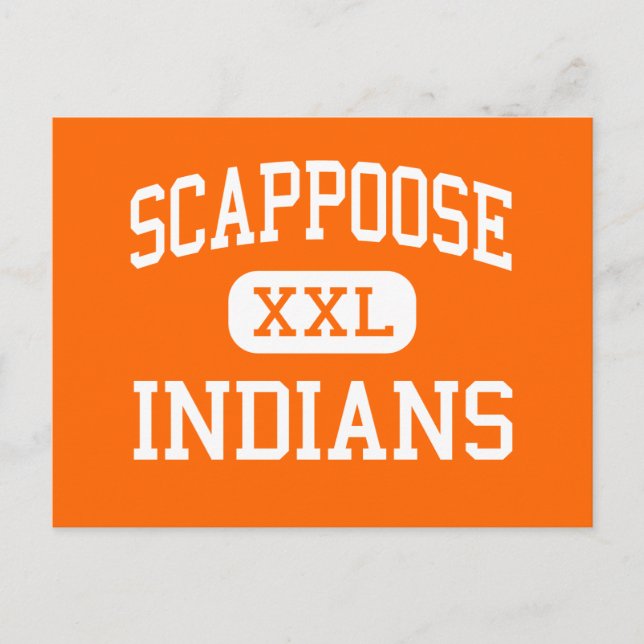 Carte Postale Scappoose - Indiens - Haut - Scappoose Oregon (Devant)
