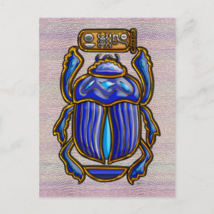 Carte Postale Scarab égyptien antique