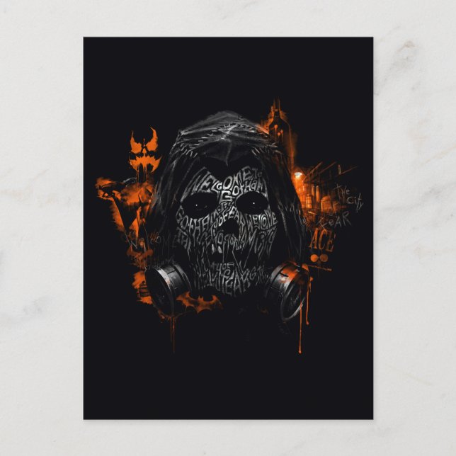 Carte Postale Scarecrow - Bienvenue À Gotham City (Devant)