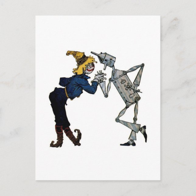 Carte Postale Scarecrow et Tinman (Devant)