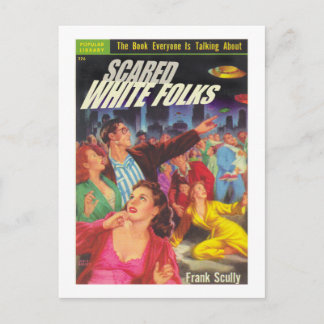 Carte Postale Scared White Folks