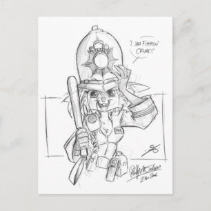 Carte Postale Scarlet_Police