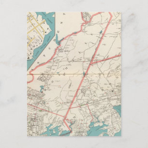 Carte Postale Scarsdale, New Rochelle, Mamaroneck villes