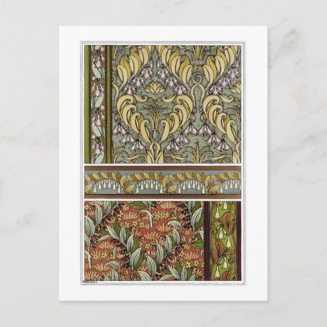 Carte Postale Sceau de Salomon, M.P. Verneuil, Art nouveau vinta (Devant)