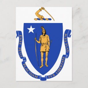 Carte Postale Sceau d'État du Massachusetts