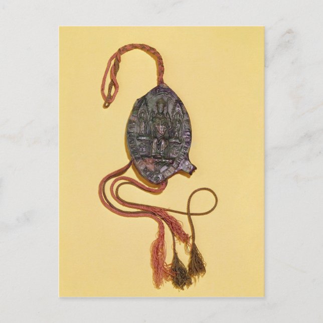 Carte Postale Sceau épiscopal appartenant à Anthony Beck (Devant)