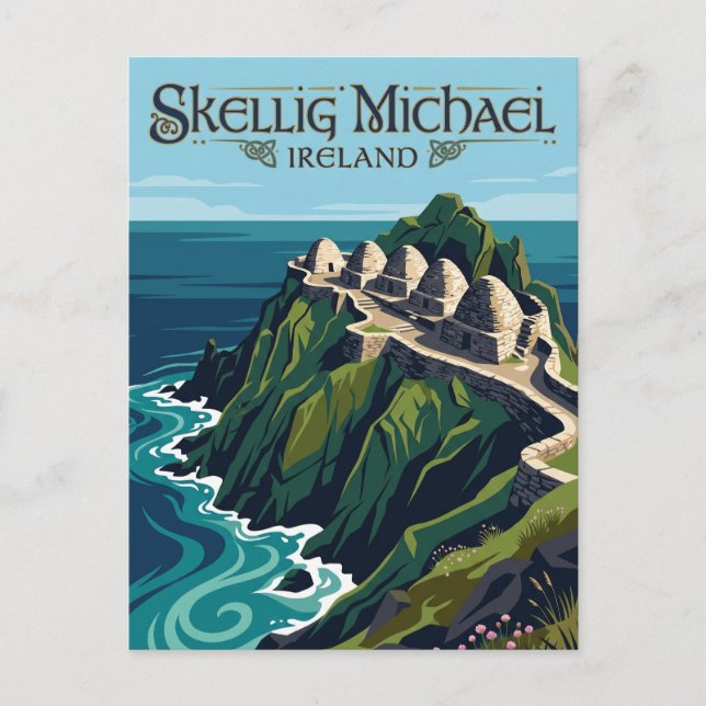 Carte Postale Sceilg Mhichíl Irlande (Devant)
