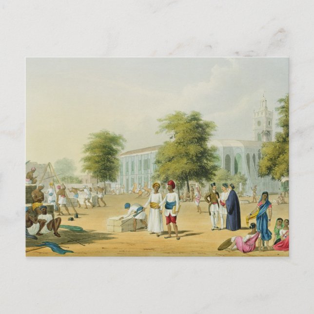 Carte Postale Scène à Bombay, du Volume I de 'Scenery, Costum (Devant)