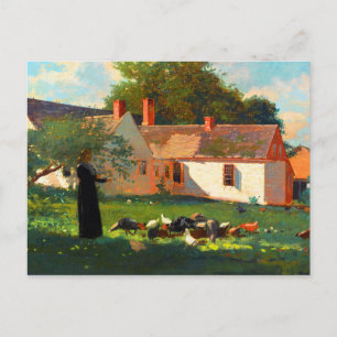 Carte Postale Scène agricole par Winslow Homer