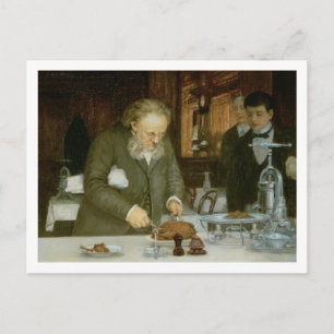 Carte Postale Scène au restaurant La Tour d'Argent
