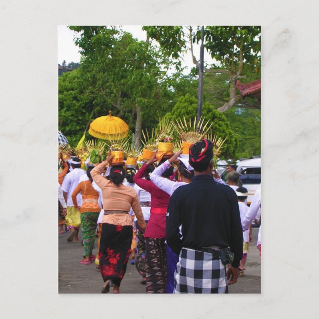 Carte Postale Scène Bali (Devant)