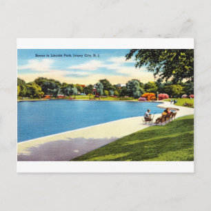 Carte Postale Scène dans Lincoln Park, Jersey City, New Jersey