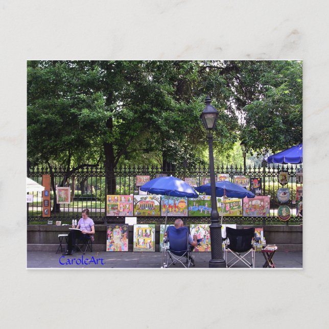 Carte Postale "Scène d'art" NOLA (Devant)