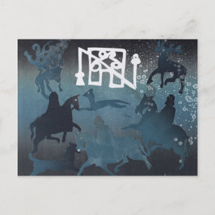 Carte Postale Scène de chasse Pictish I 1995