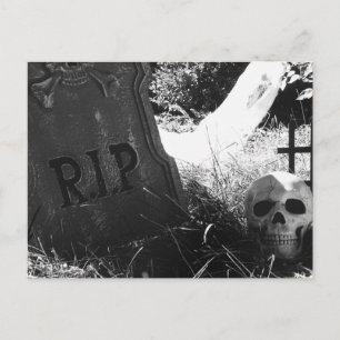 Carte Postale scène de cimetière