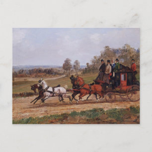 Carte Postale Scène de coaching