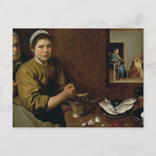 Carte Postale Scène de cuisine