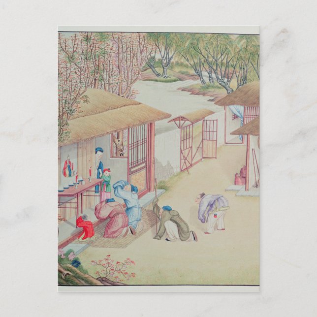 Carte Postale Scène de dévotion (Devant)