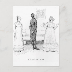 Carte Postale Scène de "Fierté et préjugés"