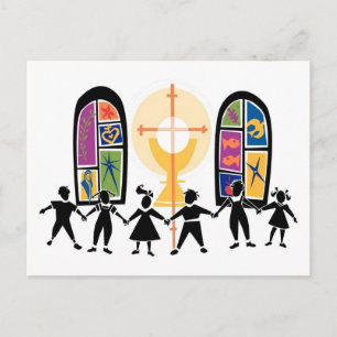 Carte Postale Scène de la jeunesse chrétienne