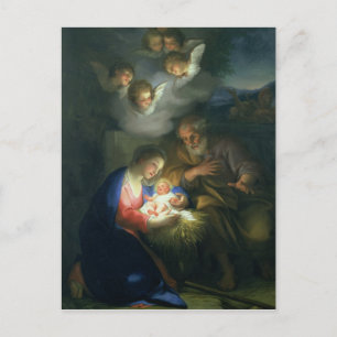 Carte Postale Scène de la Nativité