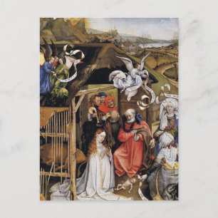 Carte Postale Scène de la Nativité de la Renaissance flamande