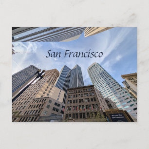 Carte Postale Scène de la vue sur la ville de San Francisco aux 