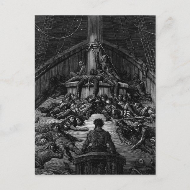 Carte Postale Scène de "Le Rime de l'Ancien Marinier" 3 (Devant)