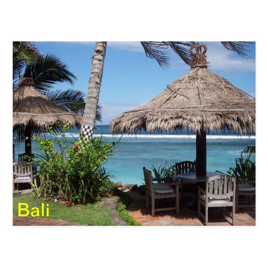  Carte  Postale  Sc ne de plage de Bali  Zazzle fr